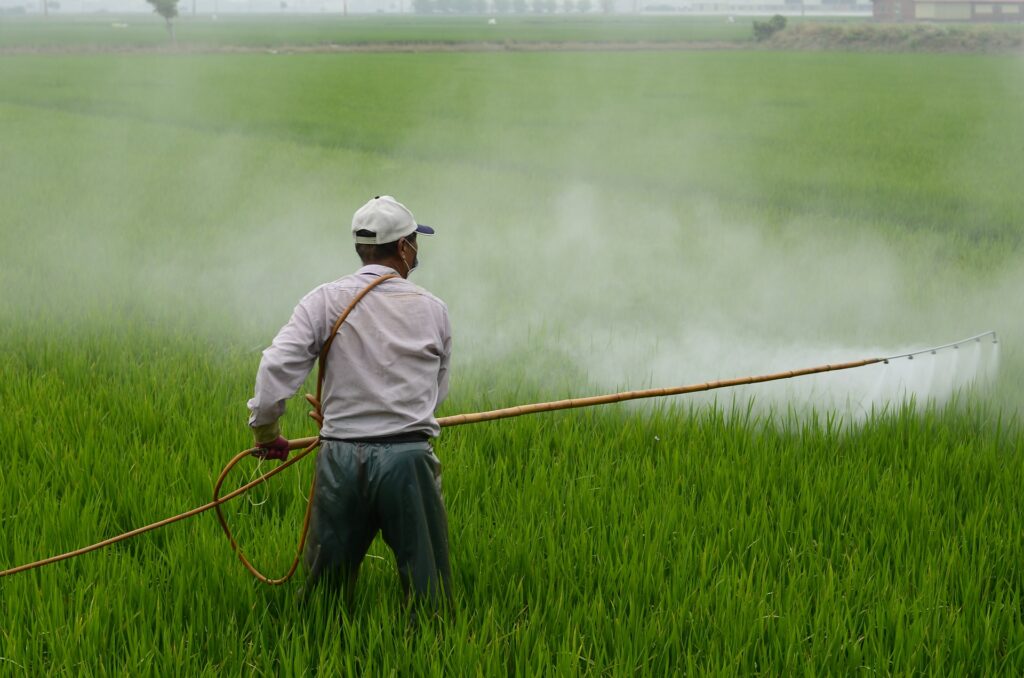 Pesticides exposure during farming