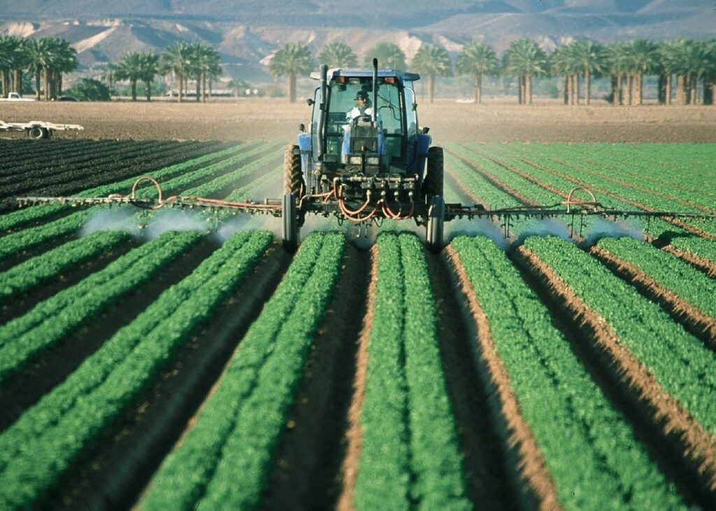 Pesticides used during farming
