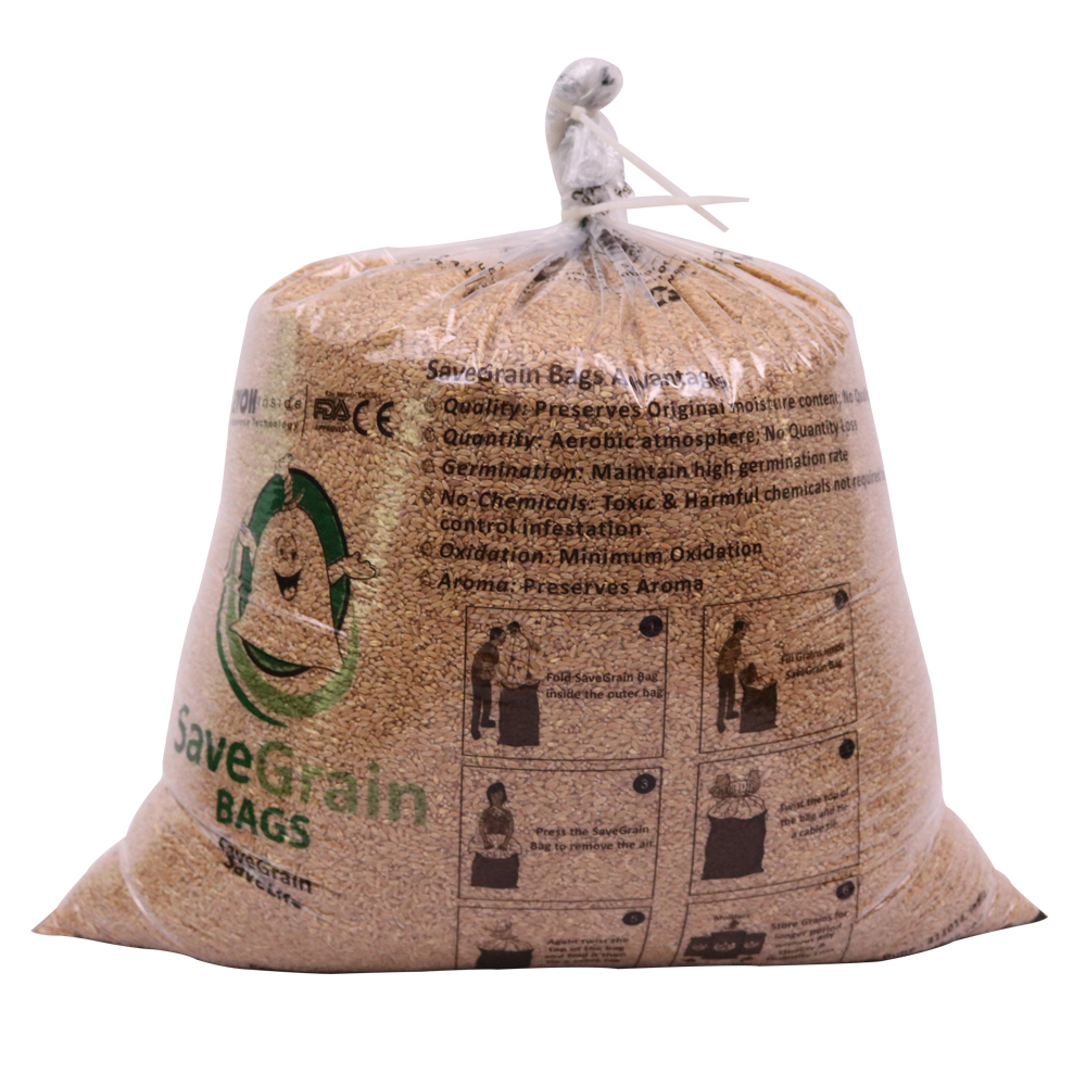 Grain storage through Hermetic Bags