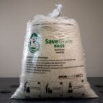 Grains stored in Save Grain Bags